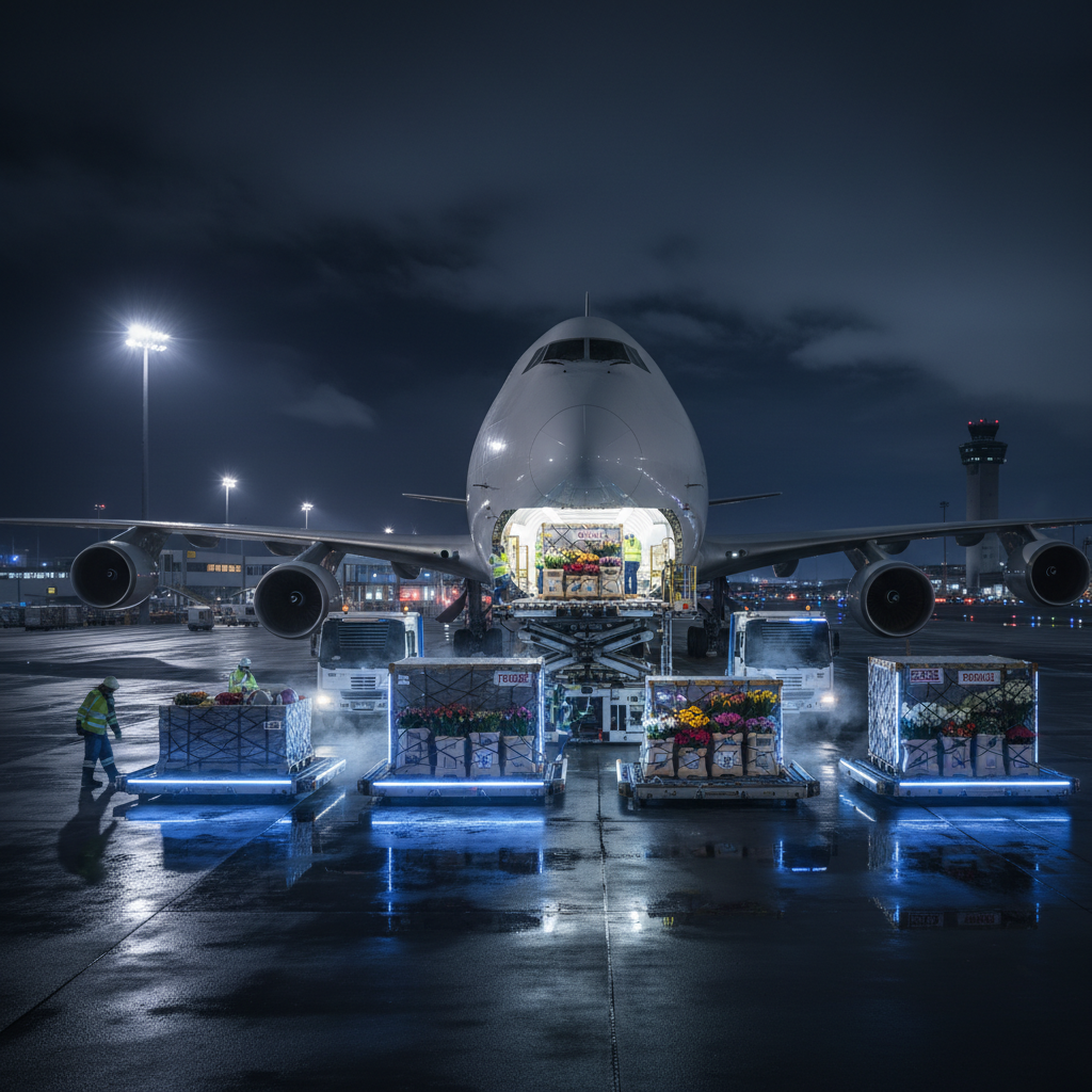 Logística de exportación aérea en Medellín