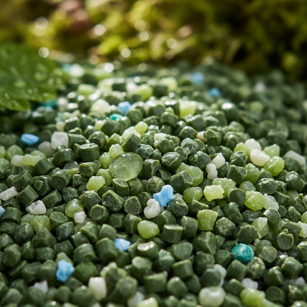 Pellets de plástico reciclado de alta calidad